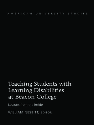 cover image of Teaching Students with Learning Disabilities at Beacon College